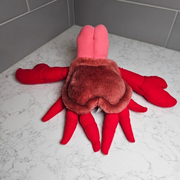 Disney The Little Mermaid Sebastian Crab Plush Small 10” Stuffed Animal Plush - Picture 8 of 9